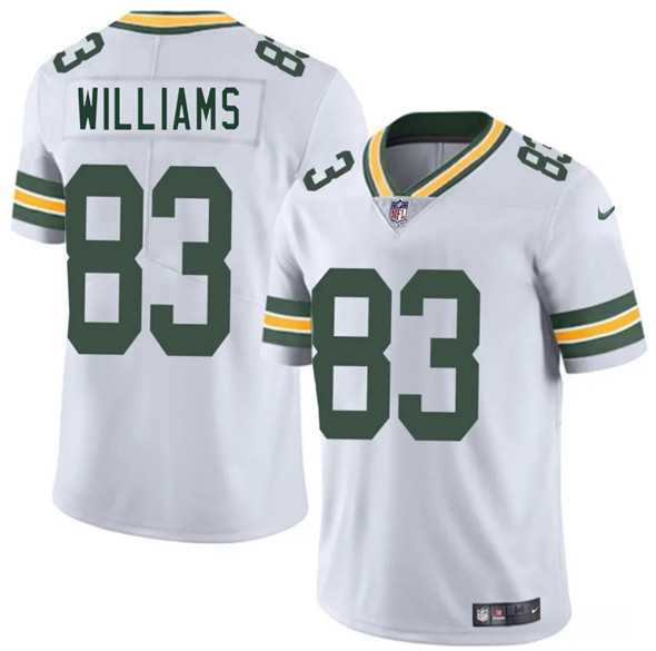 Men & Women & Youth Green Bay Packers #83 Savion Williams White 2025 Draft Vapor Untouchable Limited Stitched Jersey